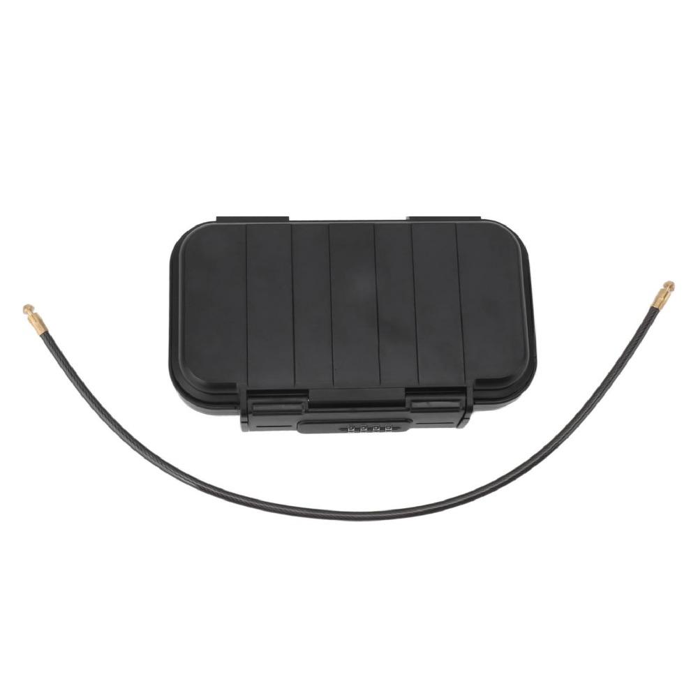 Waterproof Security Case With Removable Chain Safe Box Portable Combination Key Lock Box Beach