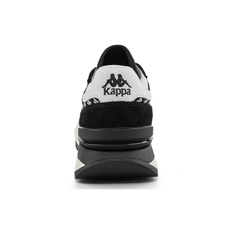 Kappa Retro Sports Casual Fabric Synthetic Leather Low Top Training Running Shoes Unisex sneakers Black White K0CY5MM92-990