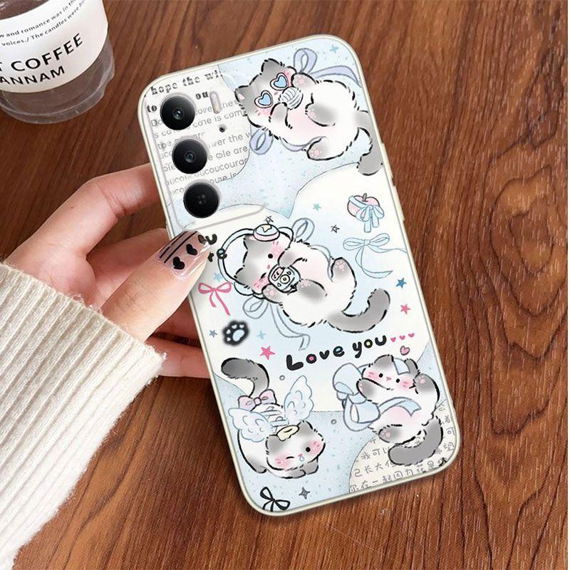 

Чехол для мобильного телефона RealmeC75 5G Грязестойкий Взрывозащищенный Нишевый Милый Простой realme C75 5G [+ screen film]