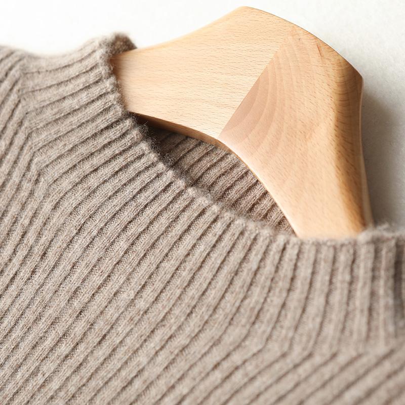 Women Sweater Dress 100% Wool MODERN NEW SAGA Turtleneck Knit Long Pullover Winter Jumpers Wool Long Dress Female
