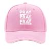 Faith Text Baseball Cap with Religious Scripture  Lightweight for Running Outdoor  Church  All  Sandwich Baseball Cap