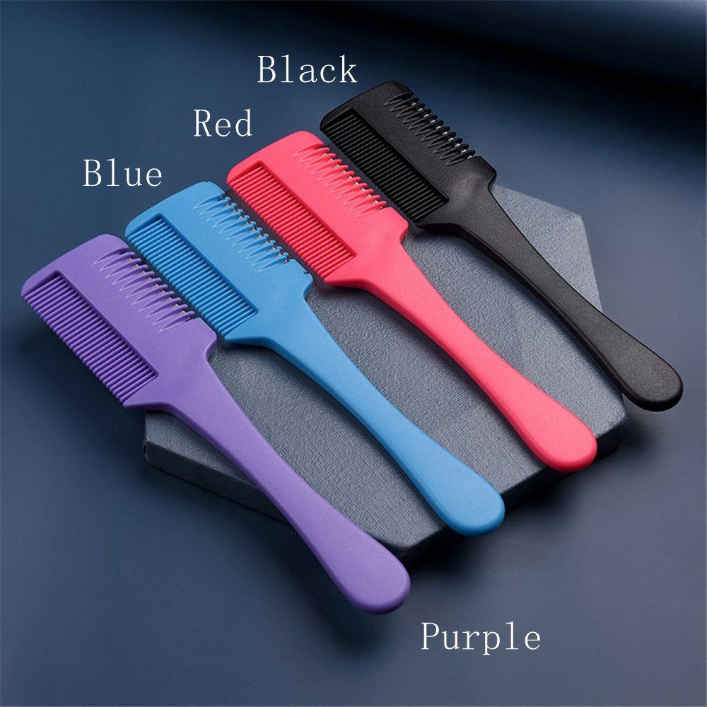 Household Styling Tool Razor Blade Haircut Brush Thinning Trimmer Hairdressing Comb Hair Clipper