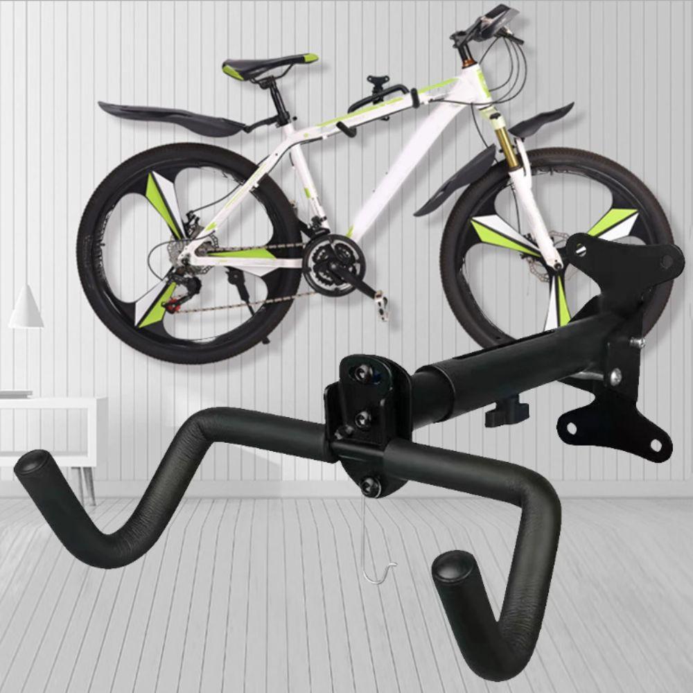 Foldable Design Wall Beam Bike Rack Space Saving Wall Mounted Bicycle Rack  Road Bicycle Storage