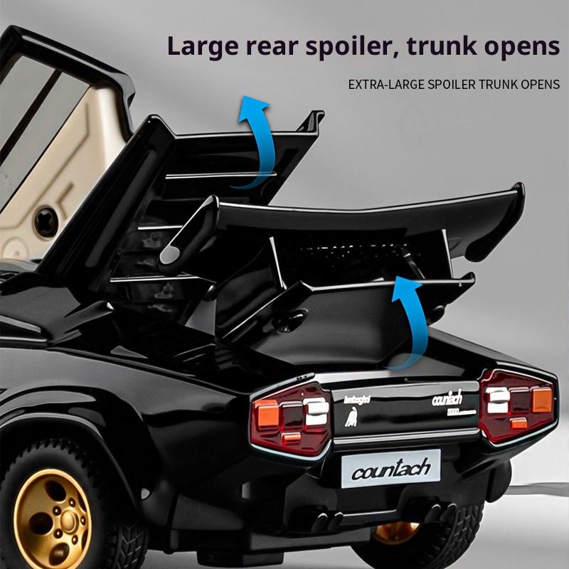 1/32 Legierung Simulation Rambo Countach LP500S Metall Druckguss Sportwagen Modellauto Spielzeugauto Junge Geburtstagsgeschenk