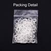 50-200pcs/Lot 3-20mm Open Single Loops Jump Rings Split Rings For Jewelry Finding Making DIY Accessories Connectors Supplies