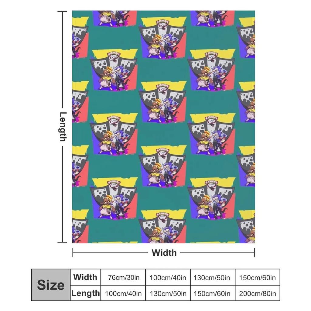 Deep Cut Throw Blanket Warm Plush Fuzzy Blanket for Living Room