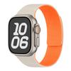 Compatible with Apple Watch Bands Series 1-11/Ultra 1-3/SE3 Lychee Pattern Soft Magnetic Silicone Strap.