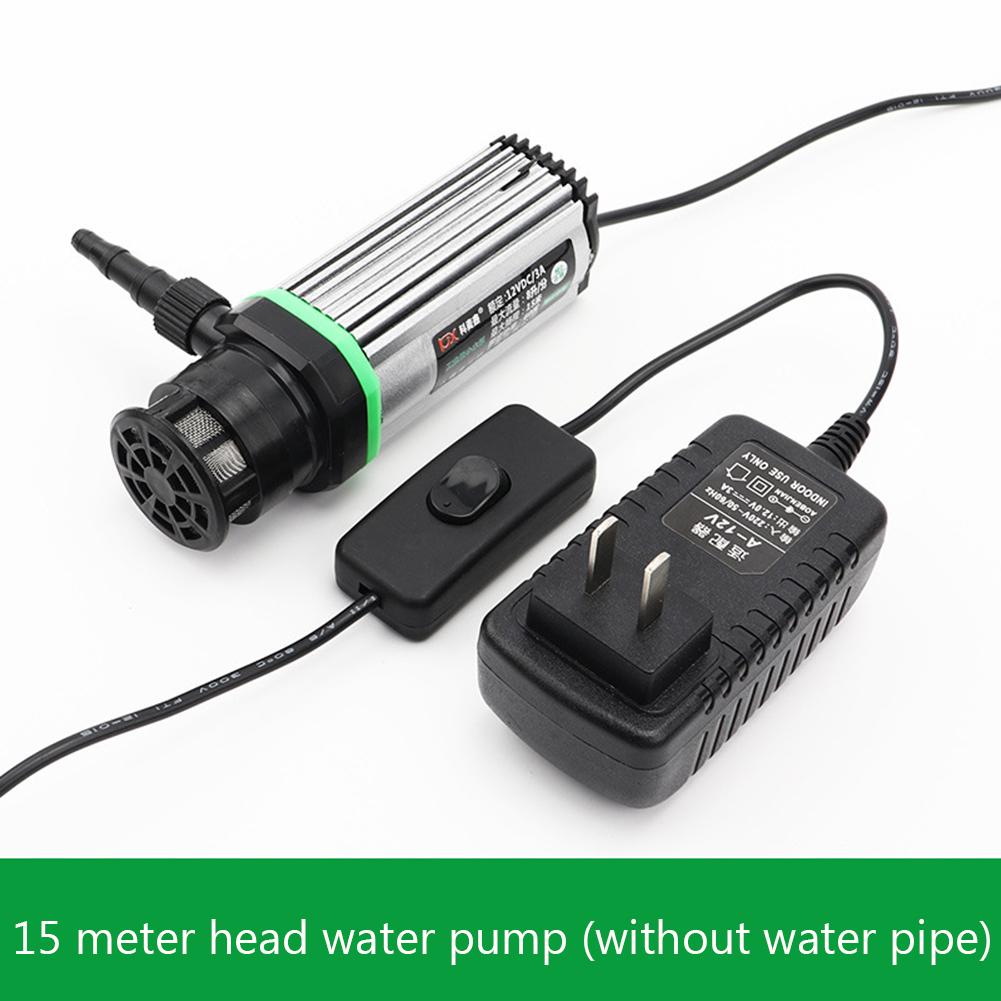 DC 12V Submersible Water Pump Water Flow Speed Adjustable Self-priming Water Pump for Slotting/Cutting/Water Drilling Machine