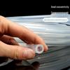 Lebensmittelechter Geruchloser Transparenter Silikonkautschukschlauch: Hoch- und Niedertemperaturbeständig, Frostschutzmittel, Erhältlich in 4/6/8/10/12 mm