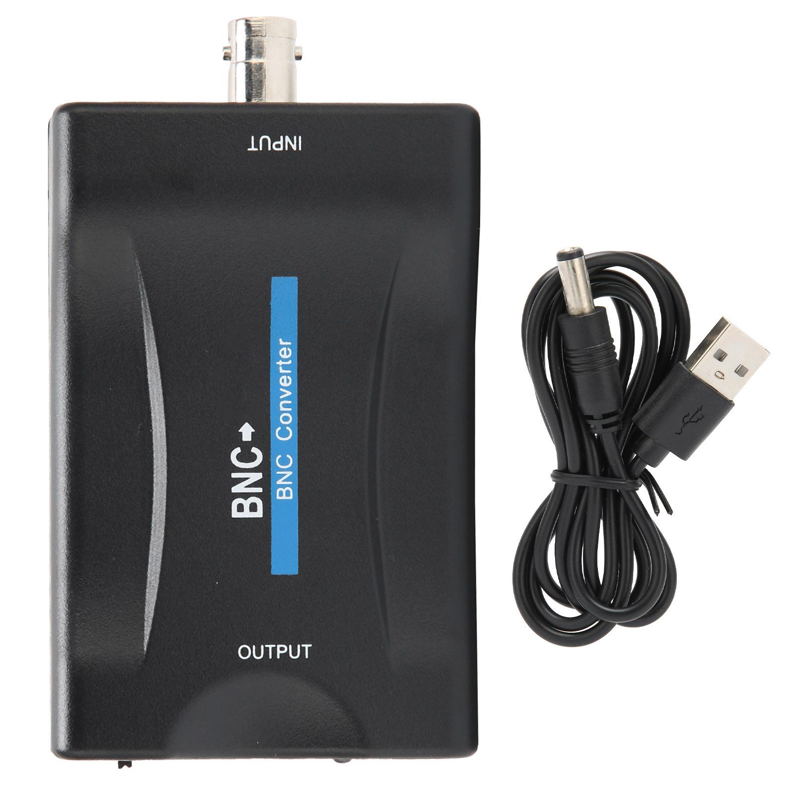 

Преобразователь BNC в мультимедийный интерфейс высокой четкости 1080P720P Видеопреобразование МониторЧерный