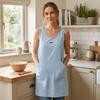 Wear Resistant Waistcoat Style Apron Breathable Coffee House Aprons Durable Kitchen Apron  Baking