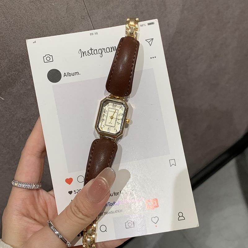 French Niche Light Luxury Square Belt Bracelet Watch Xiaoxiangfeng Women'S Watch Exquisite