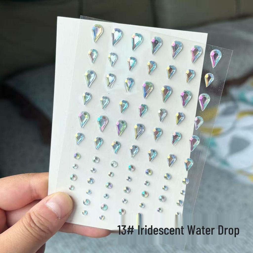 Children's Cartoon Crystal Gem Rhinestone Stickers - Decorative Diamond Decals for Toys & Stage Performance