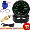 AD 52mm Car Water Temperature Gauge 40-140 Celsius 7 Colors Backlight Water Temp Joint Pipe Sensor Adapter Water Unit Sender