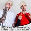 Distressed Knitted Beanie Fuzzy Winter Hats Thick Warm Beanies Y2k Beanie Snow Knit Cap Skull for Women Men