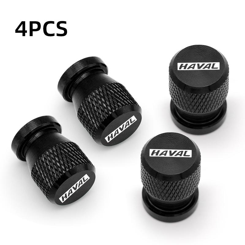4pcs Custom LOGO Aluminum Car Wheel Tire Valve Cap Covers For Haval H6 GT H6S H7 H4 H9 F7 F7X H2S 2023 Car Styling Accessories