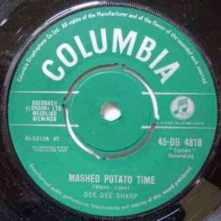 

7inch Record DEE DEE SHARP - Mashed Potato Time 45DB4818 Columbia 1962 UK Rock Used