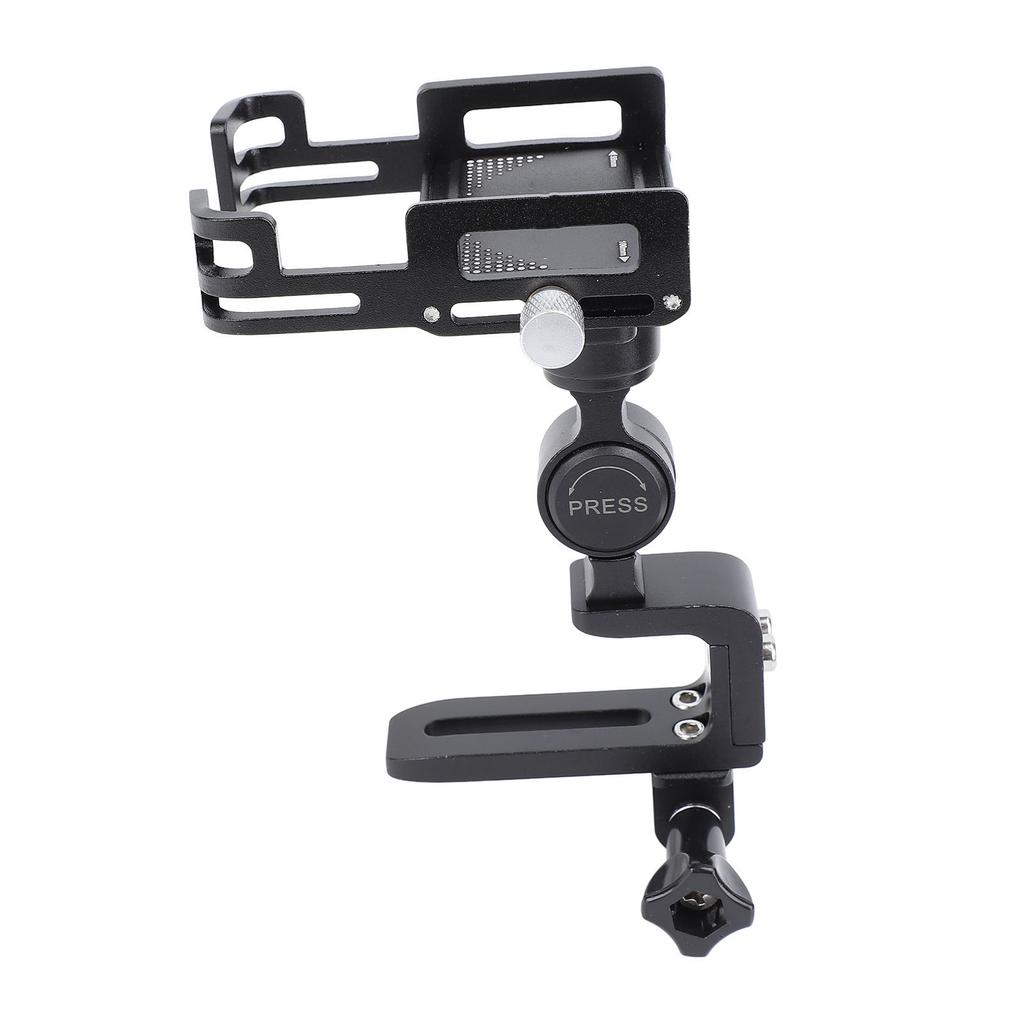 Bike Phone Holder 360 Deg Rotation Aluminum Alloy Stable Cycling Phone Mount for 2.2 To 3.9in Width Devices