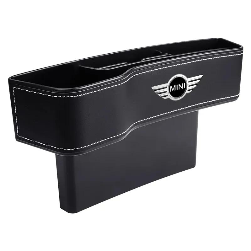 Autositz-Spalt-Aufbewahrungsbox Sitzspalt-Schlitz-Tasche Fänger Organizer für BMW MINI WORKS One Cooper JCW R60 R59 R58 R57 R56 R55