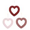 Romance Heart Shape Wreath Valentine's Day Heart Wreath Hangings Perfect For Weddings And Home Decorations