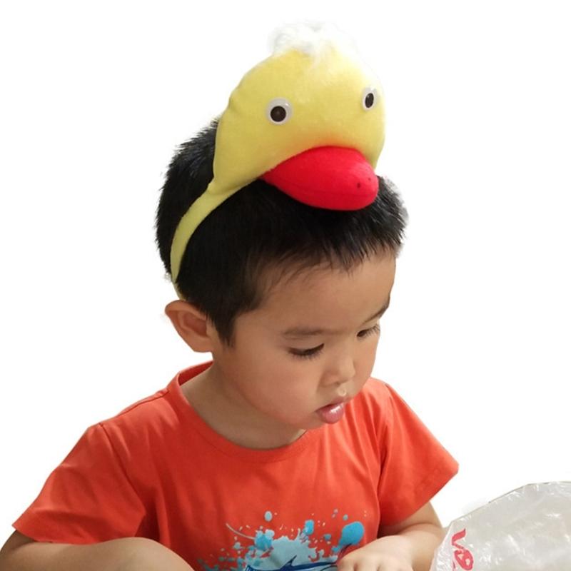 Cartoon Duck Geese Headbands Lovely Tail and Bowtie Hair Hoop Stage Hairbands