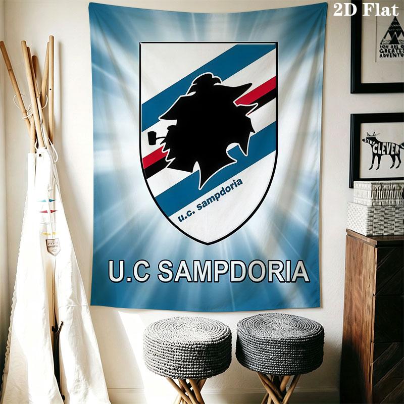 U.C. Sampdoria Wall Hanging Printed Fabric Blanket Decorative Tapestries for Bedroom Living Room Home Decor
