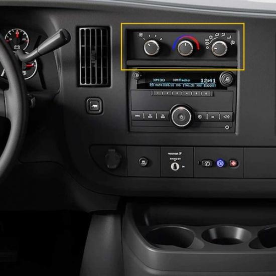 Fits Gmc Savana 1500 2500 3500 Control Knob Heater A/C Fan Car Accessories Black