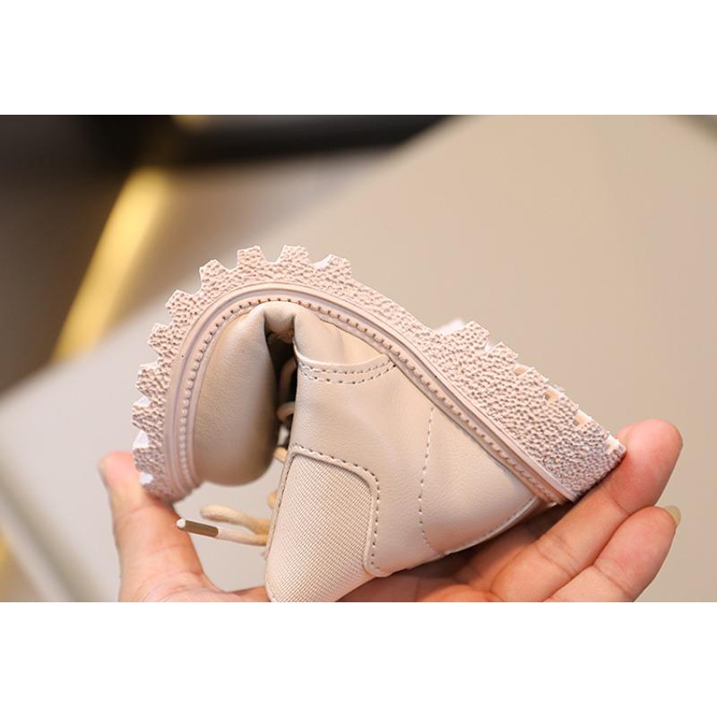 Autumn New Style Children's Fashion British Short Boots / Boys' Side-Zipper Trendy Martin Boots / Girls' Soft-Sole Casual Boots (Solid Color)