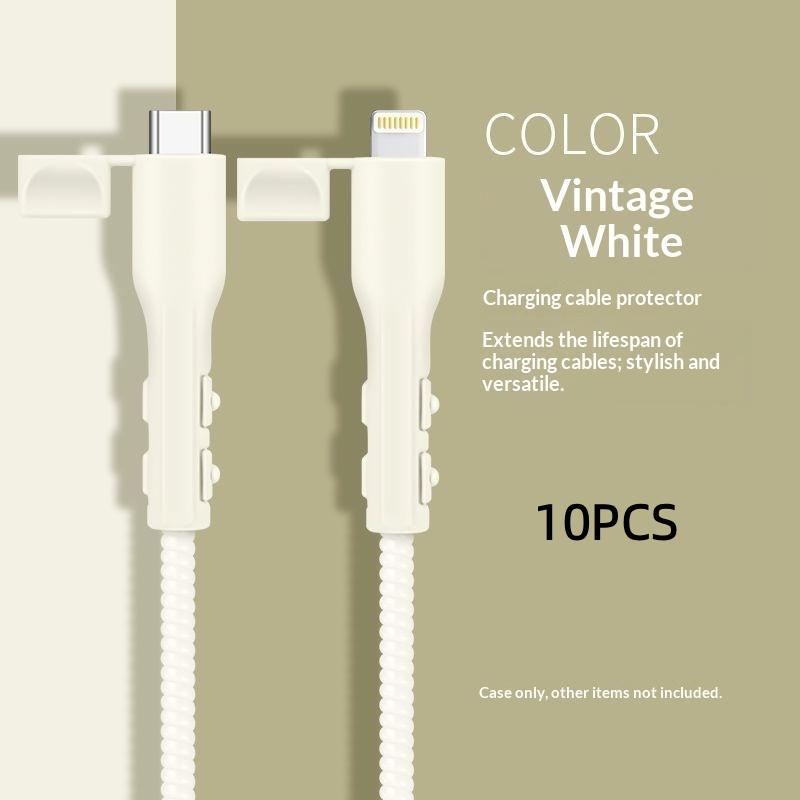10Pcs Usb-C Cable Protectors, Anti-Break Sheaths Suitable For Smartphones, Tablets, Compatible With Usb-C Data Cables.