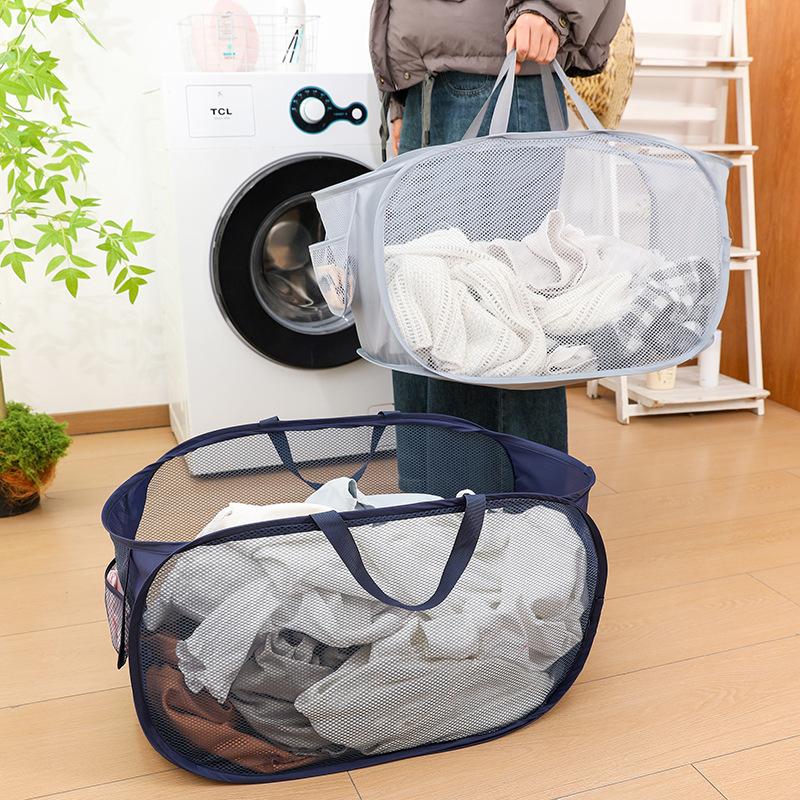 Cross Border Foldable Dirty Clothes Basket, Bathroom Storage Basket, Household Laundry Basket, Dirty Clothes Basket