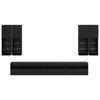 TV Wall Shelf Set 7 pcs Black Oak Effect Wood Based Panel