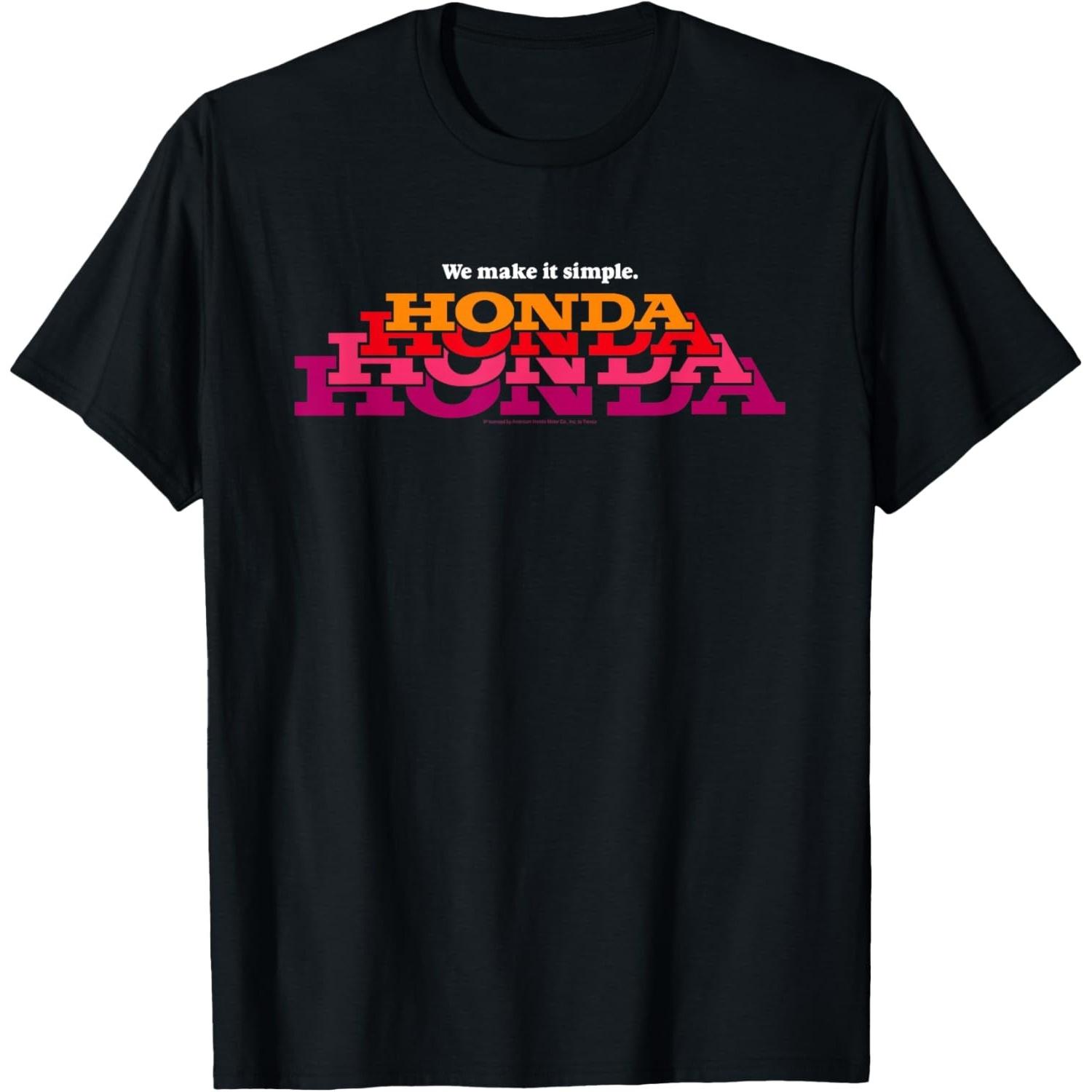 

Футболка с логотипом Honda Make It Simple S чёрный