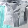 Men Briefs Low Waist U-Convex Wrap Bag Panties Solid Color Ice Silk Smooth