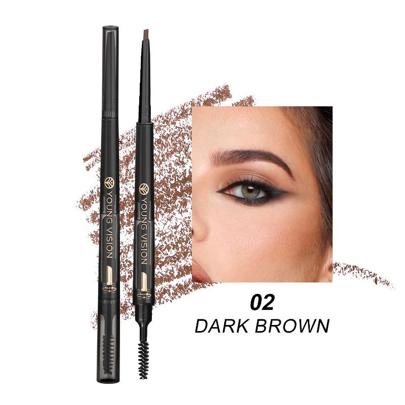 YOUNG VISION Misty 3-in-1 Eyebrow PencilWaterproof and Smudge-proofBrow BrushBrow PencilFine and Soft Pencil