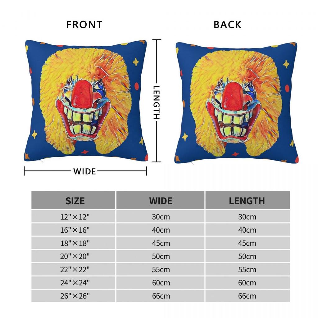 Waggis Basel Carnival Square Pillowcase Polyester Linen Velvet Pattern Zip Decorative Car Cushion Cover