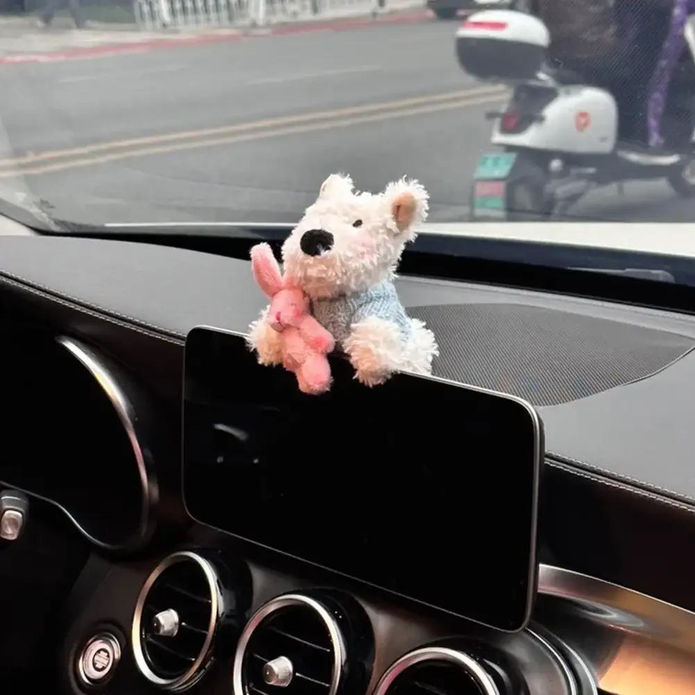 1Pcs Plush Doll Bag Pendant Car Hanging Pendant Cute Figure Key Chains Car Pendant Car Interior Decoration Car Decor