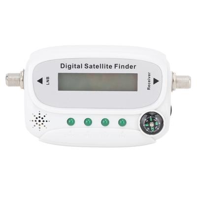 Digitale Satellietzoeker TV Antenne Signaal Vindsterkte Meter met Kompas Zoemer Alarm