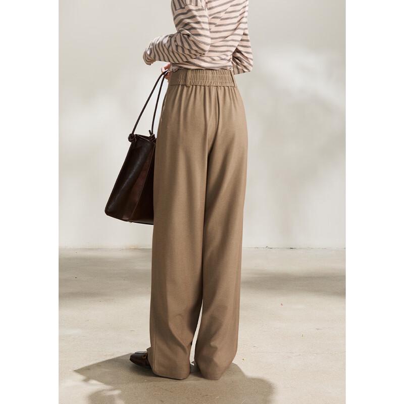 Women's Drape Wide-Leg Casual Pants