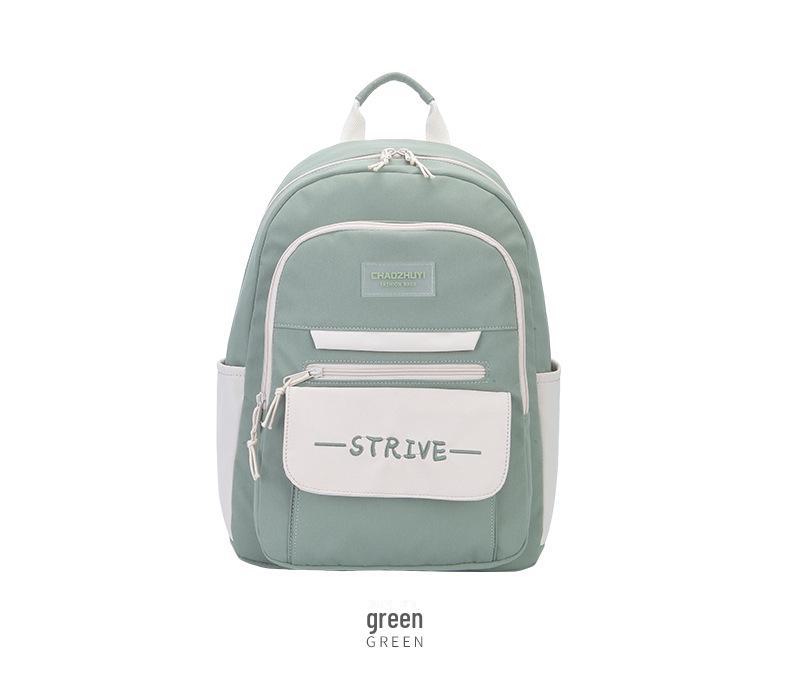 Korean Style Large Capacity Backpack for Female Students - Suitable for Elementary to University Levels