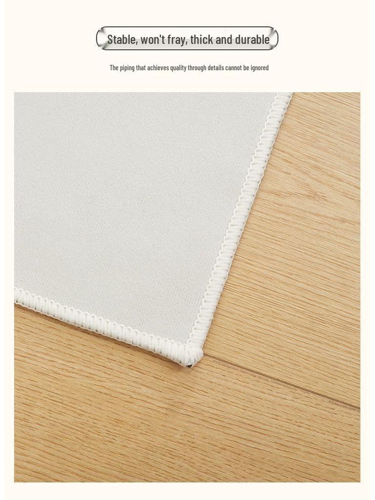 High-Grade French Retro Living Room Rug | Stain-Resistant American Sofa Blanket & Bedroom Floor Mat