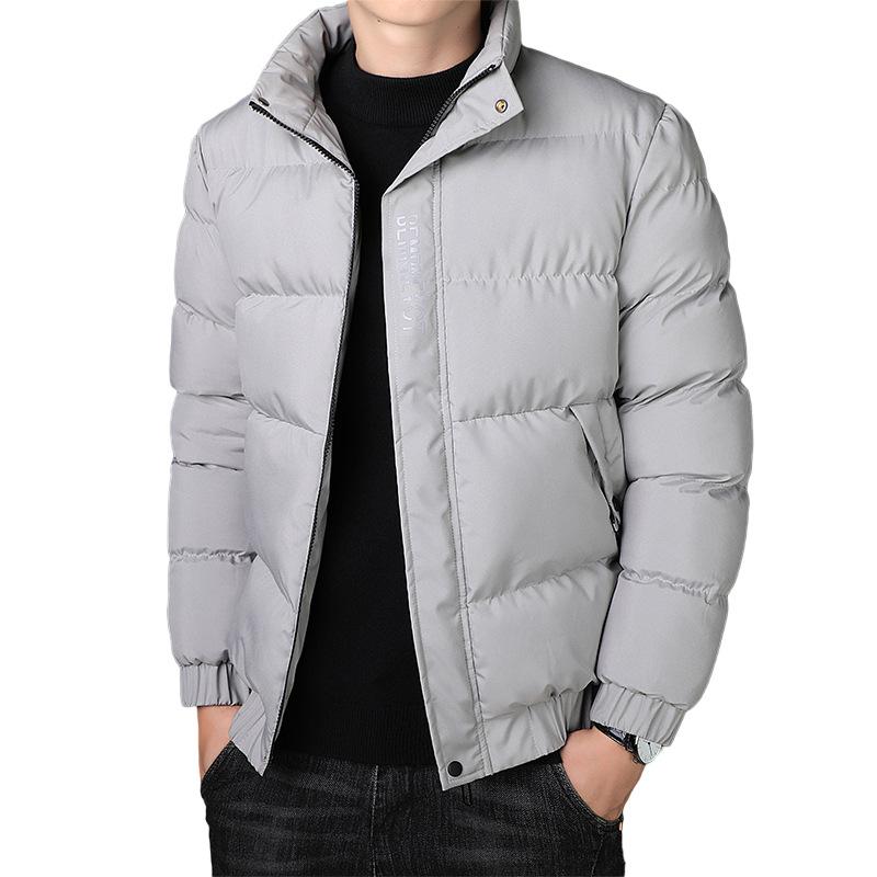 Padded-on men's jackets winter new flow fleece thickened autumn and winter cotton-padded jackets, fleece cotton-padded jackets