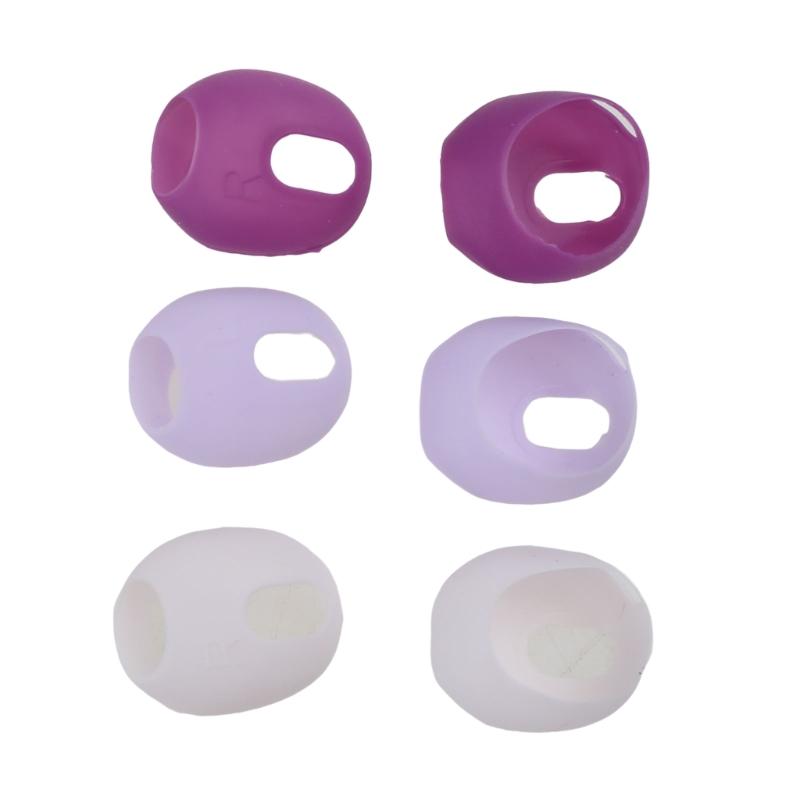 3 Pair Earphone Case Cover Soft Silicone Ear Pads For Pods Pads 3 Earbuds Ear Tips Earphones Accessories