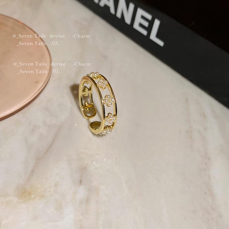 

Girl Ring Female Korean Temperament Design Sense Opening Adjustable Fashion Personality Ring Index Finger Ring opening adjustable