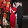 Red national style new Chinese cheongsam improved young women's high-end engagement dress toasting dress bridal return dress