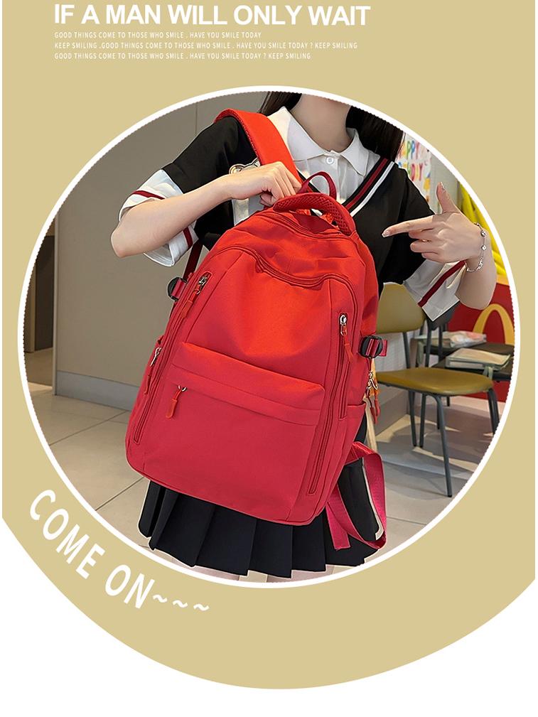 Trendiger Unisex-Rucksack: Stilvoller Studenten-Schulrucksack & Geräumige Outdoor-Reisetasche