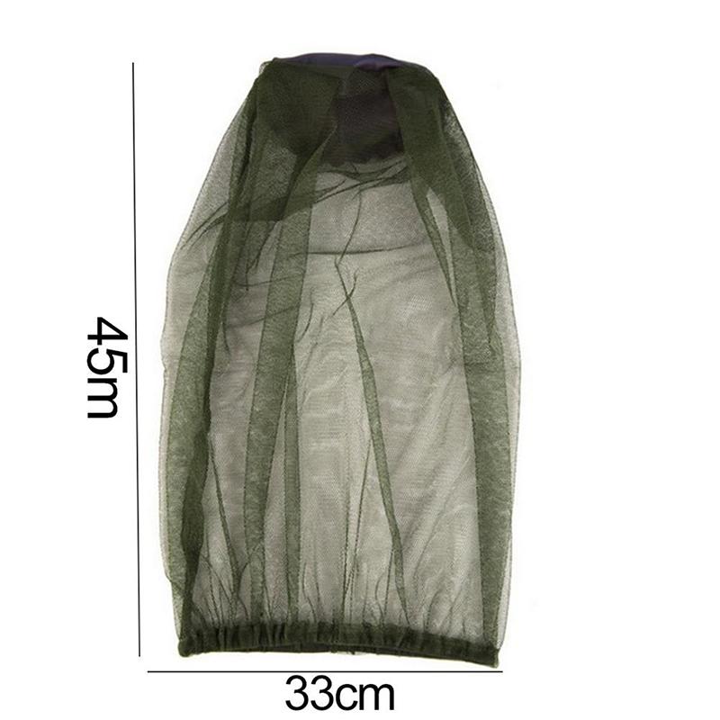 Summer Fishing Cap Insect-Proof Mosquito Cap Mesh Top Net Face Protector Sunshade Outdoor Use Hunting Camping Hat Neck Head Cover