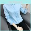 Timeless Women's Ladies Summer Loose Tops Long Sleeve Shirt Casual Blouse T-shirt Versatile Cotton Blend