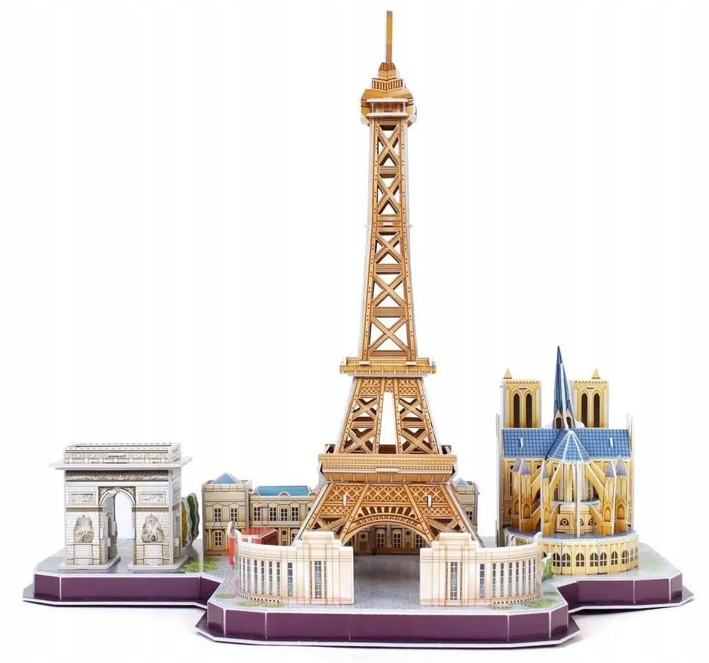 Cubic fun puzzle 3d przestrzenne city line paris 114 elementów mc254h