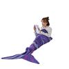 Girls' Mermaid Sleeping Bag Soft Adjustable Kids Blanket with Fish Tail Costume Photography Indoor Camping Air Conditioning Blanket