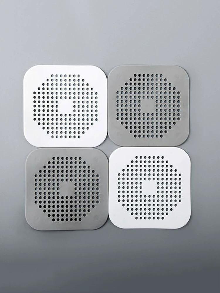 Floor Drain Cover Bathroom Hair Filter Kitchen Sewer Hair Filter Net Leak-Proof Drainage Bathroom Sink Handy Gadget